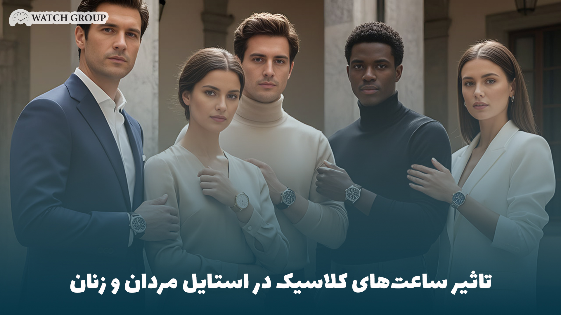 تاثیر ساعت‌های کلاسیک در استایل مردان و زنان
